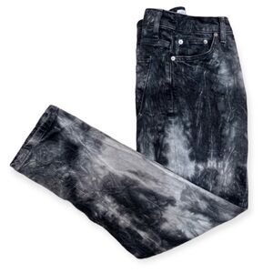 Top Shop Bleached Tie-Dye Jeans